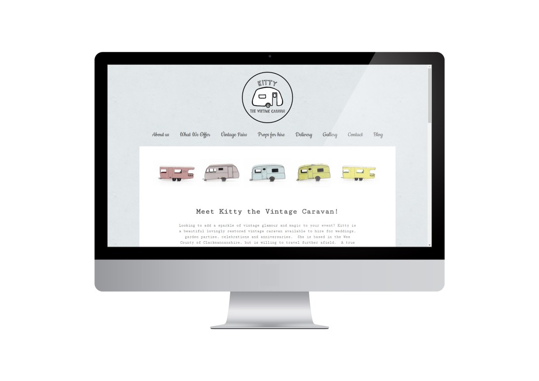 Kitty the vintage caravan
