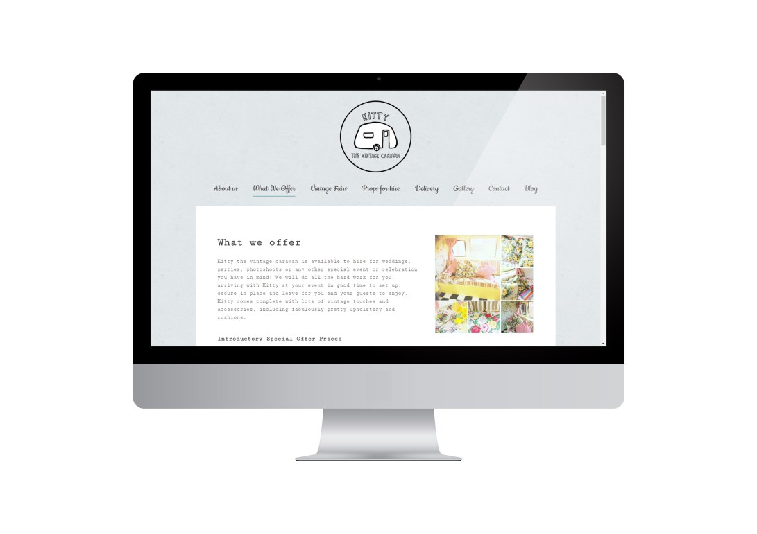 Kitty the vintage caravan