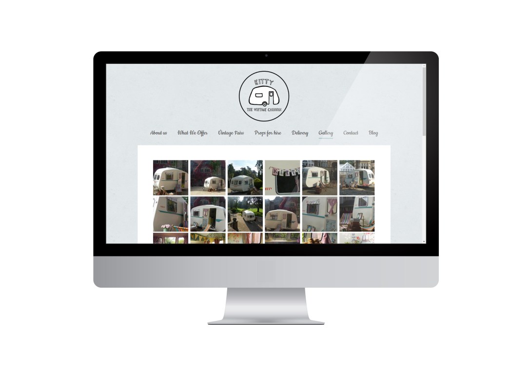 Kitty the vintage caravan