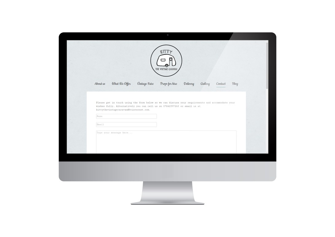 Kitty the vintage caravan