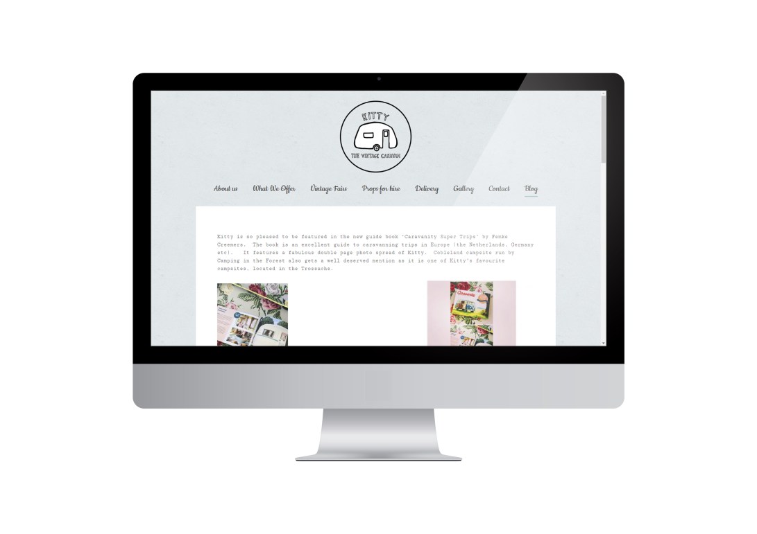 Kitty the vintage caravan