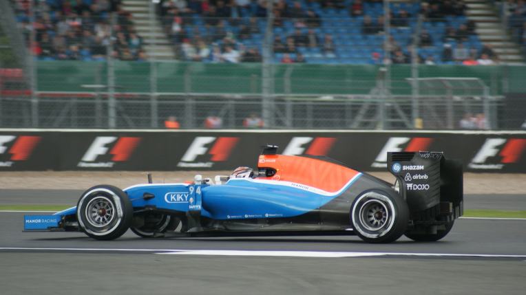 Wehrlein during F1 practice